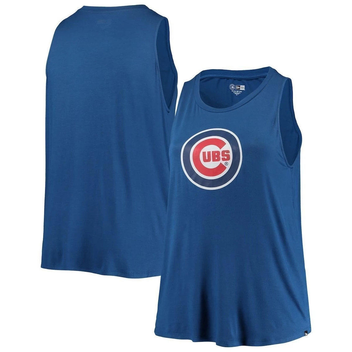 Best Sale π Women's New Era Royal Chicago Cubs Plus Size Team Tank Top π