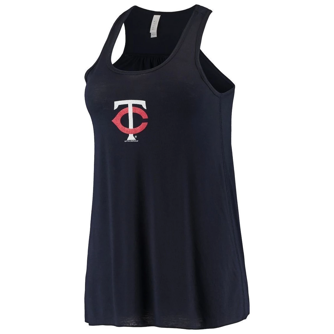 Promo β€οΈ Women's Soft As A Grape Navy Minnesota Twins Front & Back Tank Top π - Image 3