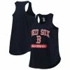 Wholesale ❤️ Women's Fanatics Branded Navy Boston Red Sox Plus Size Scoop Neck Racerback Tank Top 👏