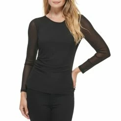 Brand new π Calvin Klein Mesh Side Ruched Top π