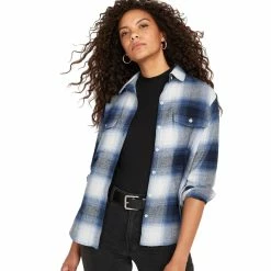 Discount β¨ Old Navy Plaid Flannel Boyfriend Tunic π Shirt β