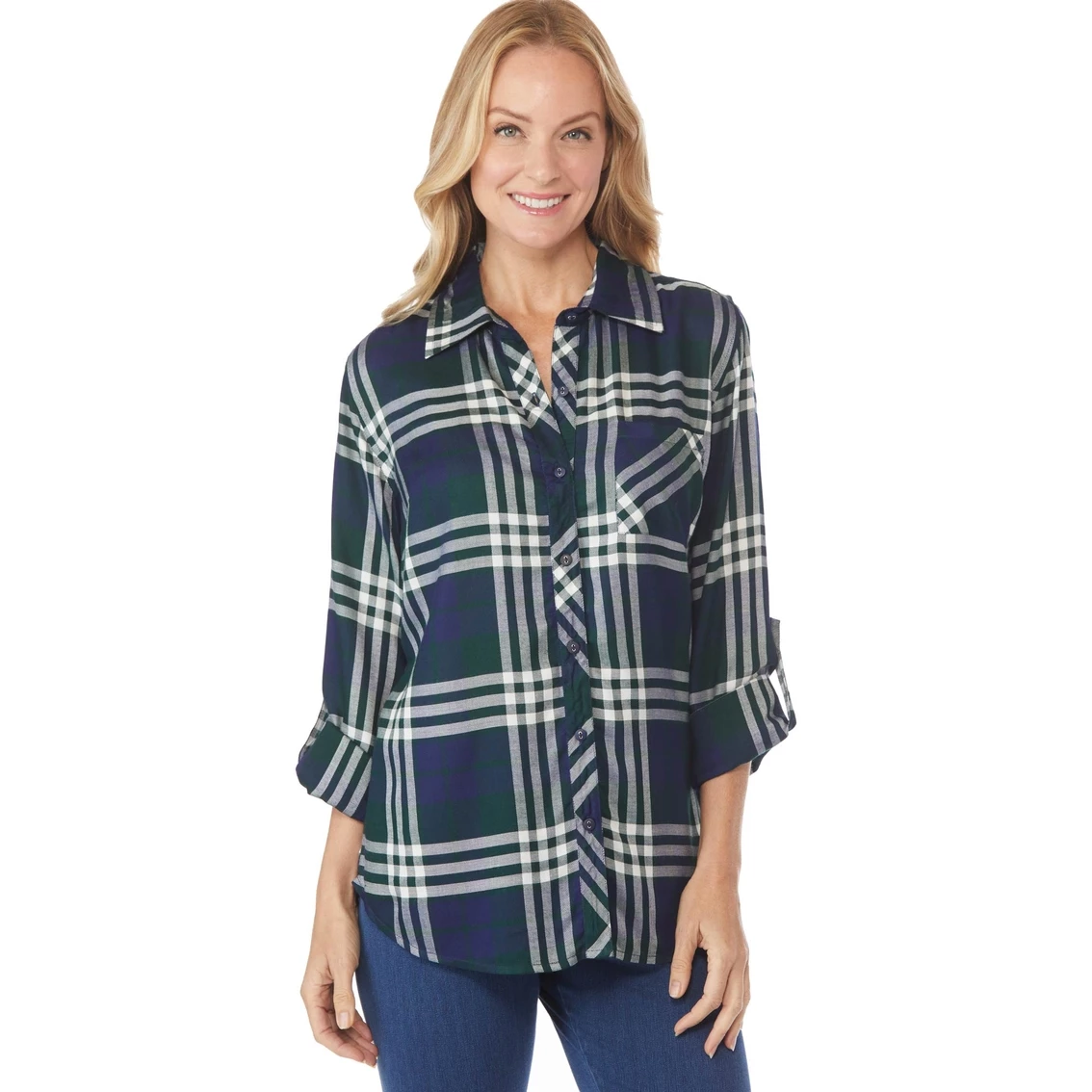 Top 10 π Passports Roll Tab 1 Pocket Plaid π Shirt π - Image 3