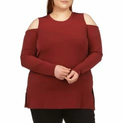 Best Pirce βοΈ Michael Kors Plus Size Cold Shoulder Top β¨