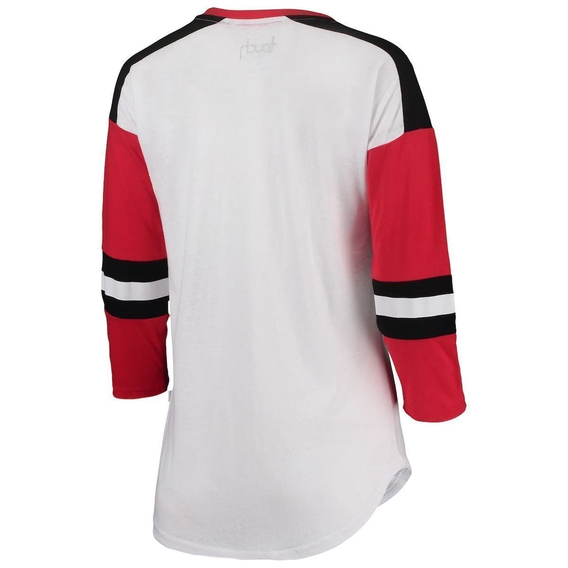 Cheap π Women's Touch White/Red Cincinnati Reds Base Runner 3/4-Sleeve V-Neck T-Shirt π₯° - Image 4