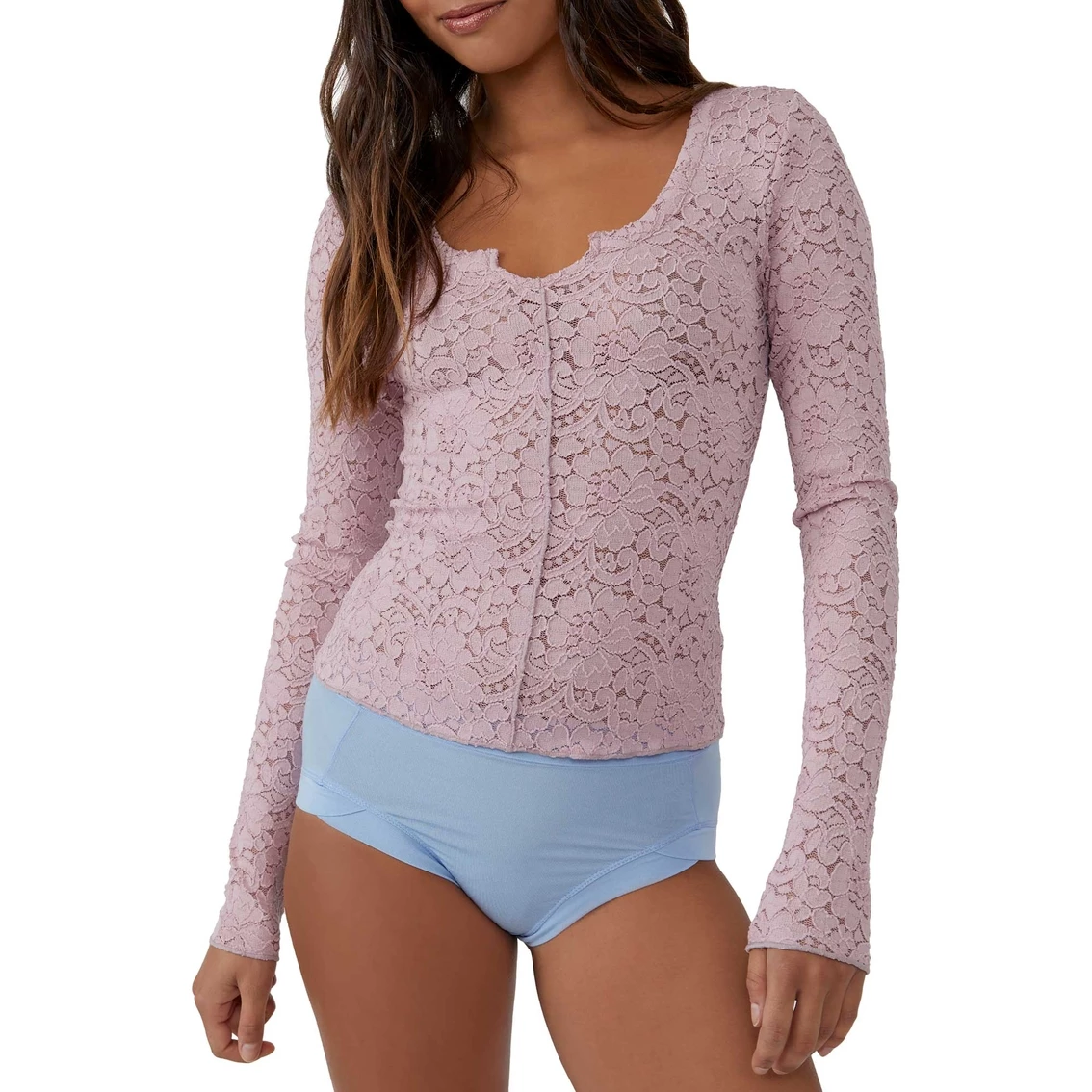 Budget π₯ Free People Cloud Ride Notch Top π - Image 2