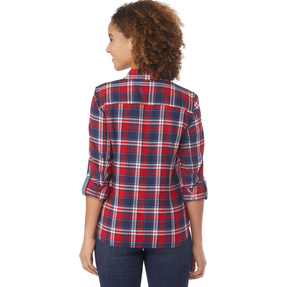 Outlet π Tommy Hilfiger Paterson Plaid Flannel Roll Tab Button Front π Shirt β€οΈ - Image 2
