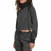 Buy 👍 DKNY Sport Sparkle Fleece Turtleneck Cropped Pullover 🎁
