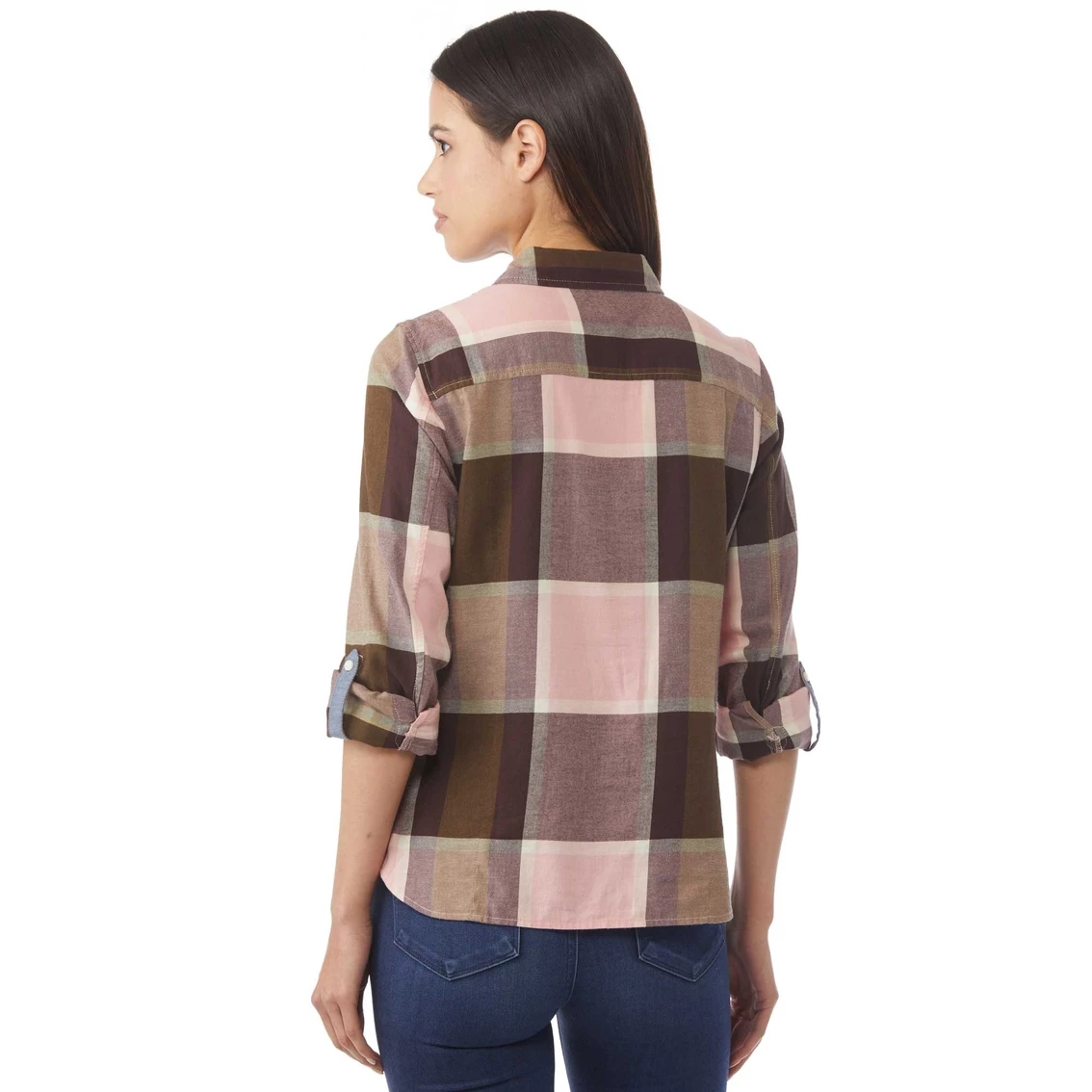 Best Sale β Tommy Hilfiger Big City Plaid Flannel Roll Tab Button Front π Shirt π― - Image 2