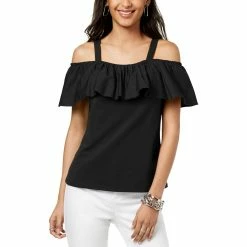 Top 10 🌟 INC International Concepts Petite Ruffled Off The Shoulder Top 😀