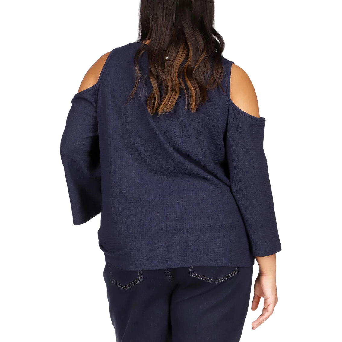 Top 10 π Michael Kors Plus Size Solid Cold Shoulder Top β¨ - Image 2