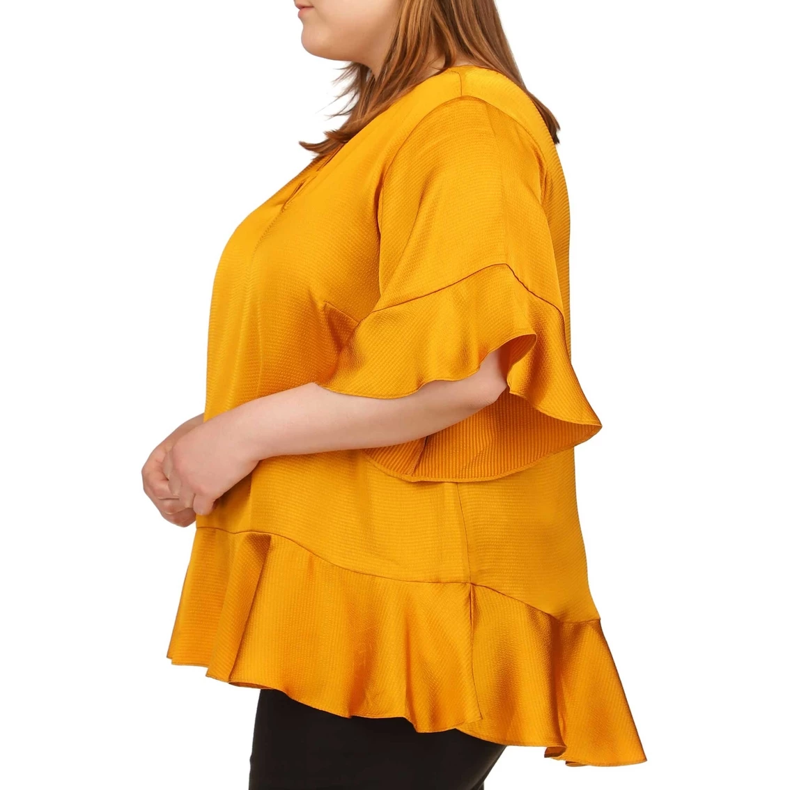 Discount π Michael Kors Plus Size Flutter Chain Neck Top π - Image 4