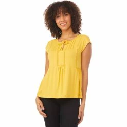 Budget β Tommy Hilfiger Cap Sleeve Top With Trim π