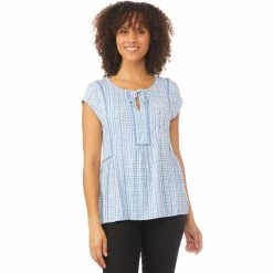 Deals 👍 Tommy Hilfiger Top With Trim In Dots 🛒