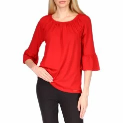 Cheap 😉 Michael Kors Solid Flare Sleeve Top 🎁