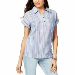 Brand new โญ Style&Co. Style & Co. Petite Cotton Striped Top ๐