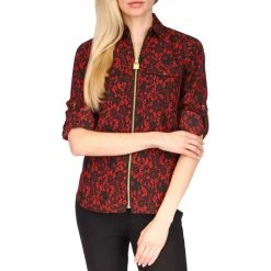 Deals 🧨 Michael Kors Lace 🐕 Dog Tag Top 🌟