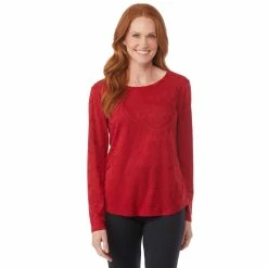 Budget π Passports Long Sleeve Crew Neck Jacquard Top π§¨