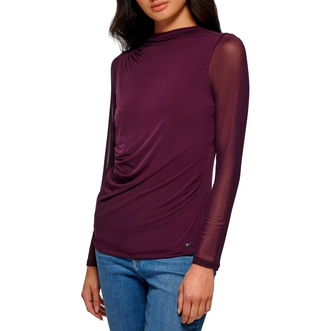 Cheapest π Calvin Klein Printed Drape Front Top π - Image 2