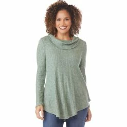 New 😉 Passports Cowl Neck Rib Top 🤩