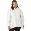 Deals ⌛ JW Plus Size Hi Low Puff Sleeve Blouse 😀