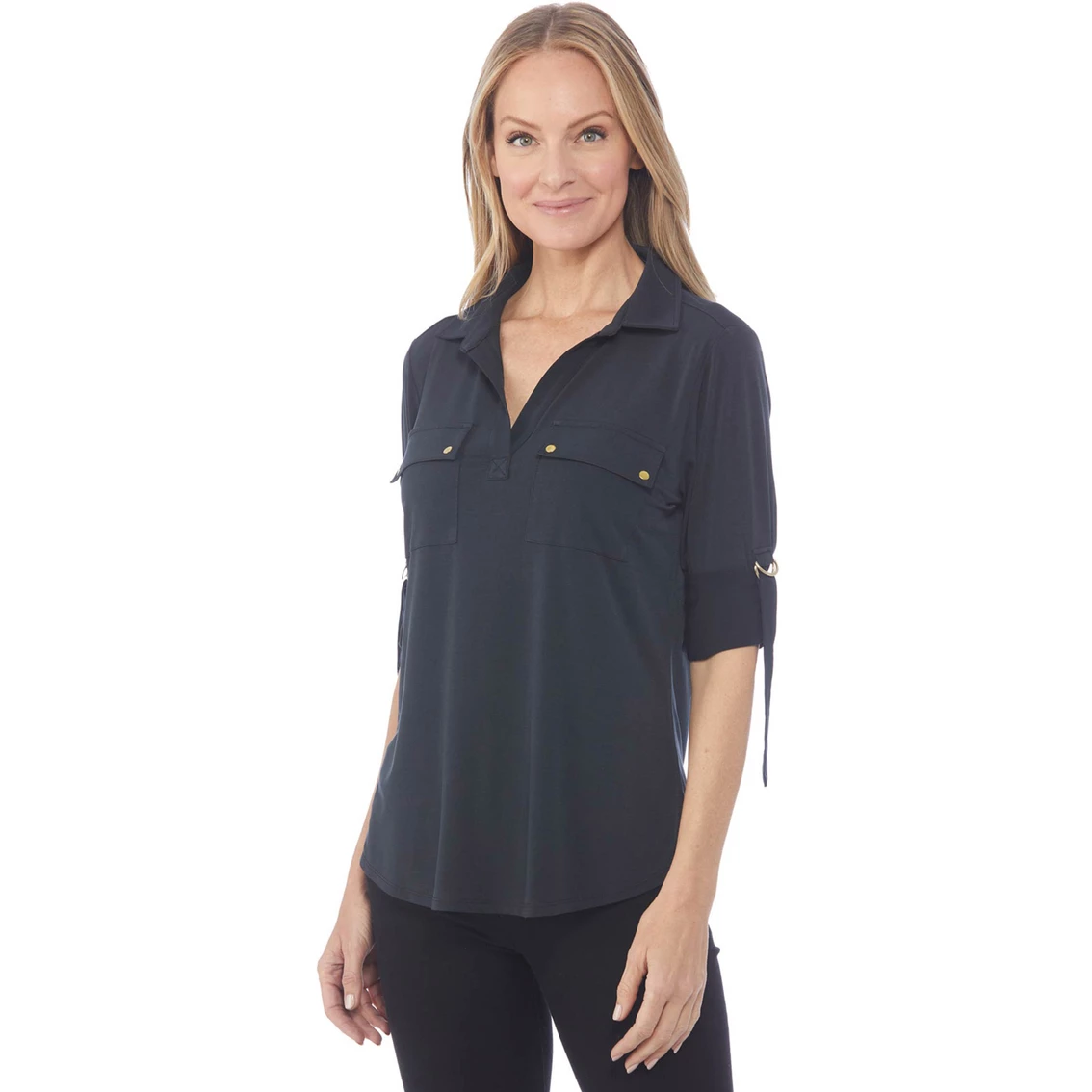 Flash Sale π Passports Roll Sleeve Knit Top π - Image 4