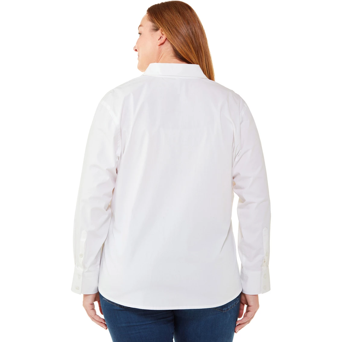 Brand new βοΈ JW Plus Size Boyfriend French Cuff Blouse π - Image 2