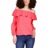 Best reviews of 🛒 Michael Kors Off Shoulder Peasant Top 💯