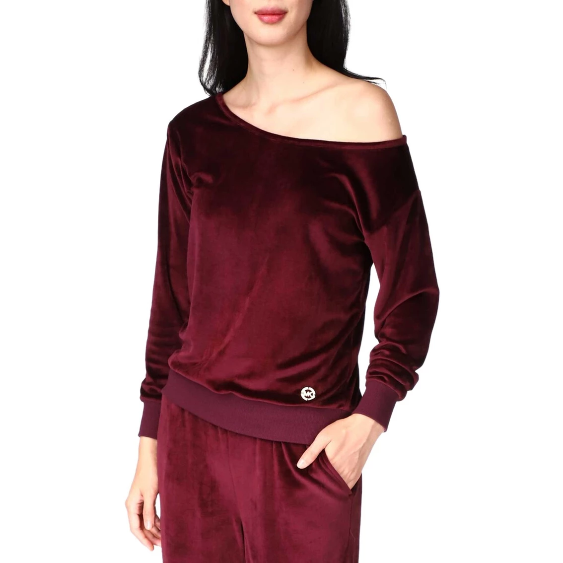 Deals β Michael Kors Off Shoulder Velour Top π - Image 2