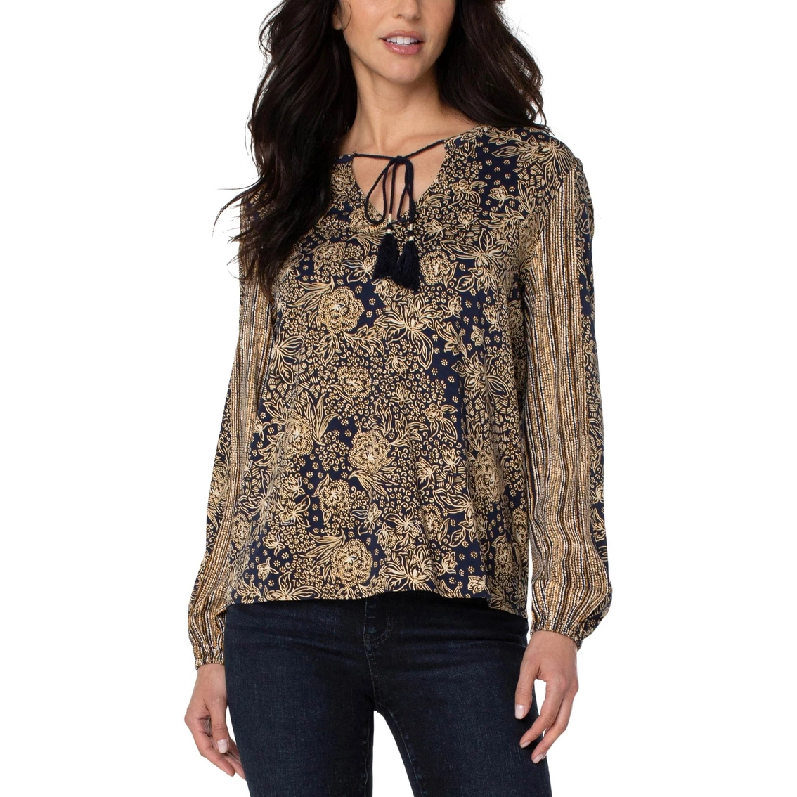 Top 10 π Liverpool Tie Front Blouse π₯