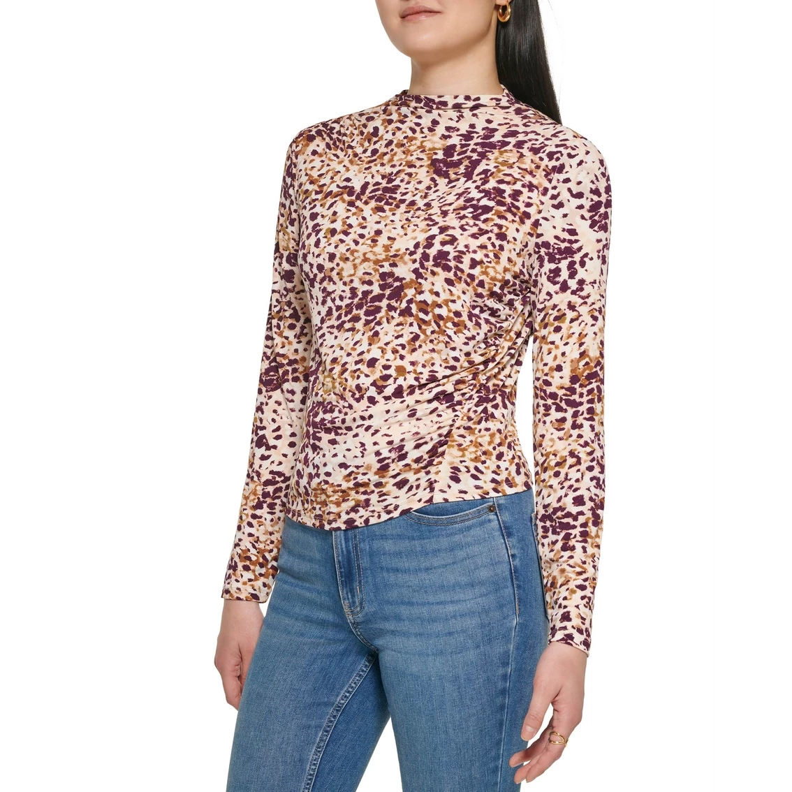 Flash Sale π₯ Calvin Klein Printed Ruched Side Top π - Image 3