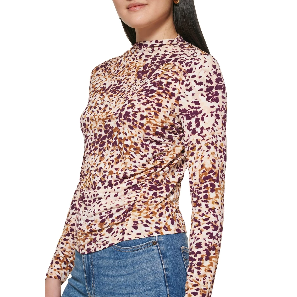 Flash Sale π₯ Calvin Klein Printed Ruched Side Top π - Image 4