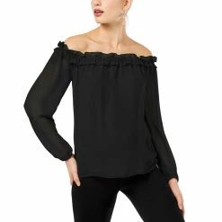 Promo 😀 INC International Concepts Ruffled Off The Shoulder Top 😉