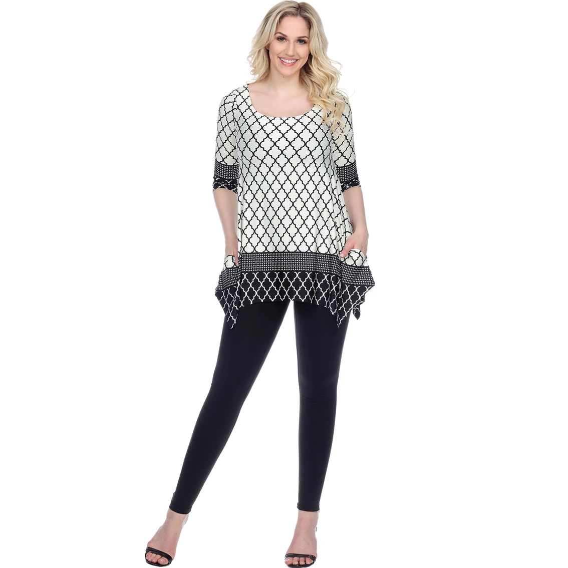 Cheapest π White Mark Tunic Top With Scoop Neck β - Image 4