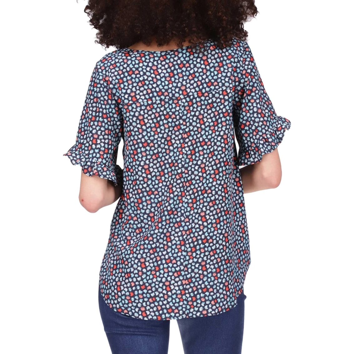 Brand new π€© Michael Kors Palm Ruffle Sleeve Top π - Image 2