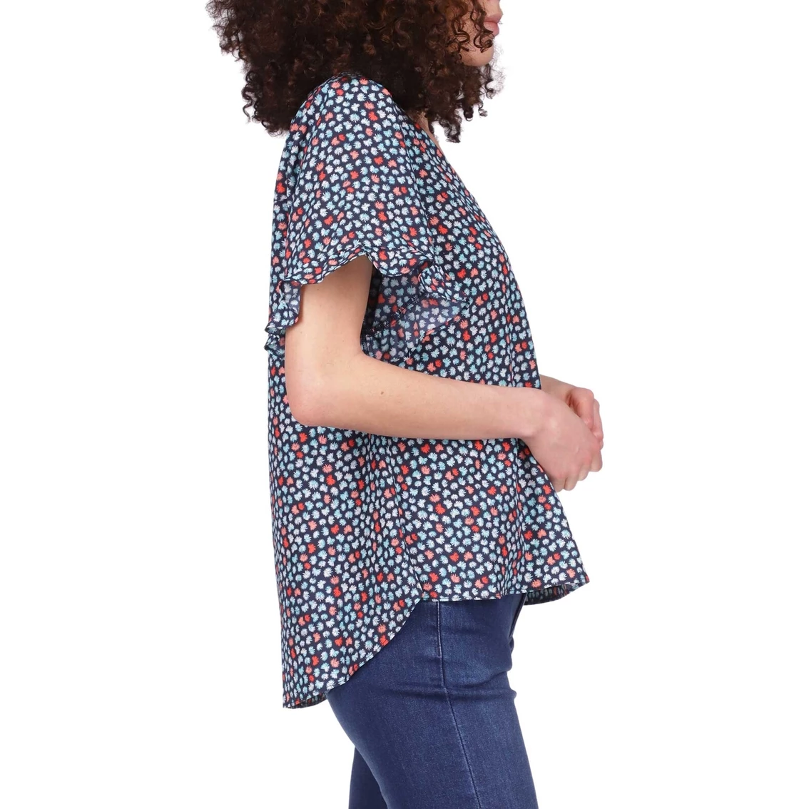 Brand new π€© Michael Kors Palm Ruffle Sleeve Top π - Image 3