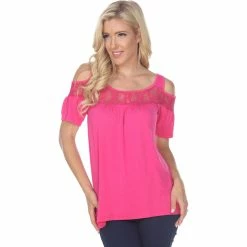 Top 10 👍 White Mark Bexley Shoulder Cut Out Top 👏