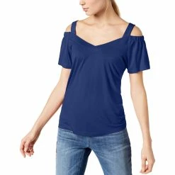Best Sale 🎁 INC International Concepts Petite Cold Shoulder Jersey Top 👍