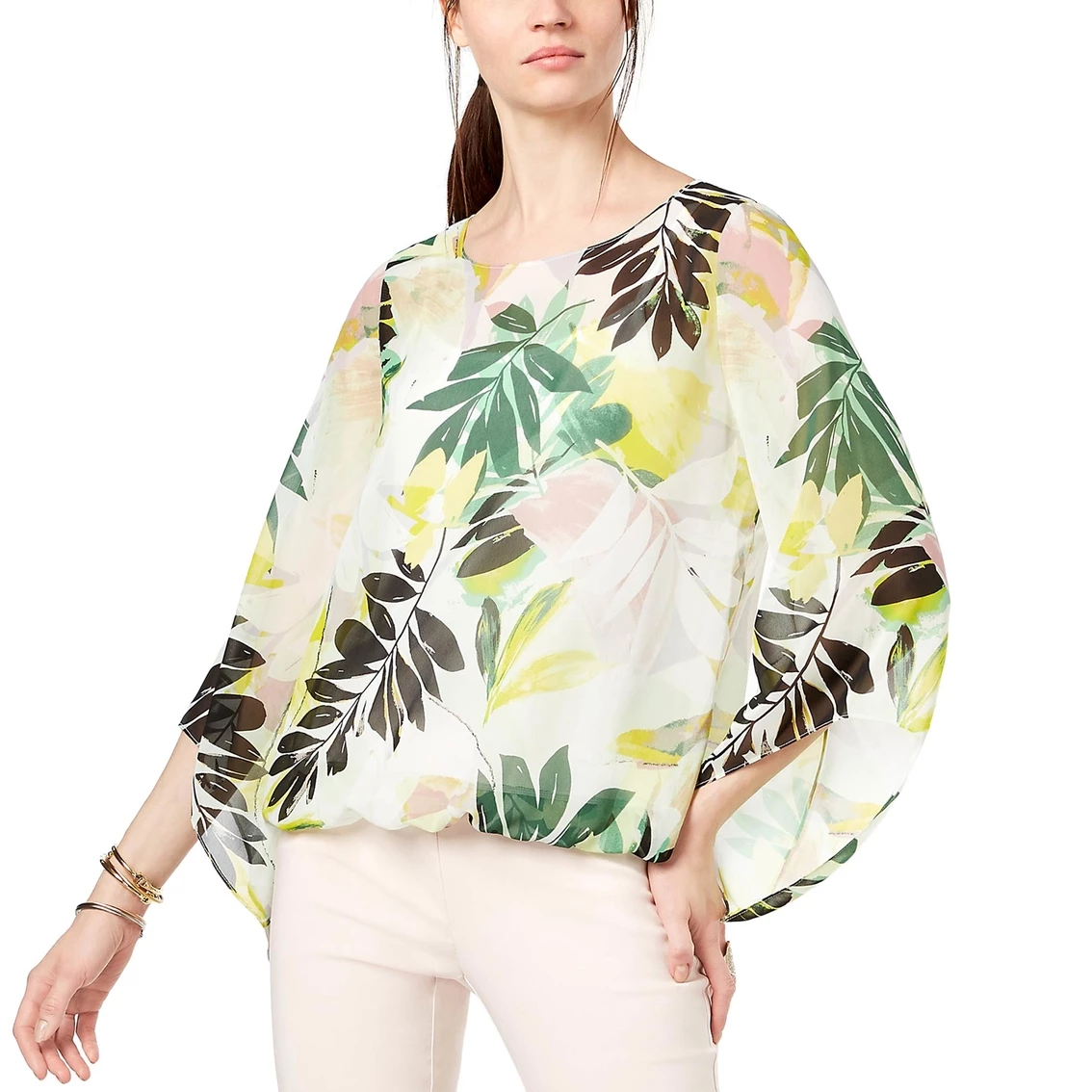 Budget β Alfani Petite Angel Sleeve Bubble Top β€οΈ