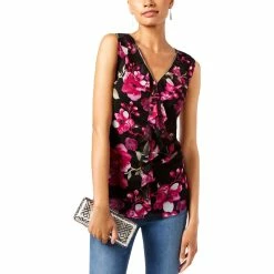 Cheapest 😀 INC International Concepts Petite Zip Trim Mesh Top 💯