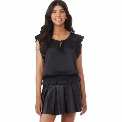 Buy βοΈ Ever After Juniors Flutter Sleeve Smocked Hem Top π