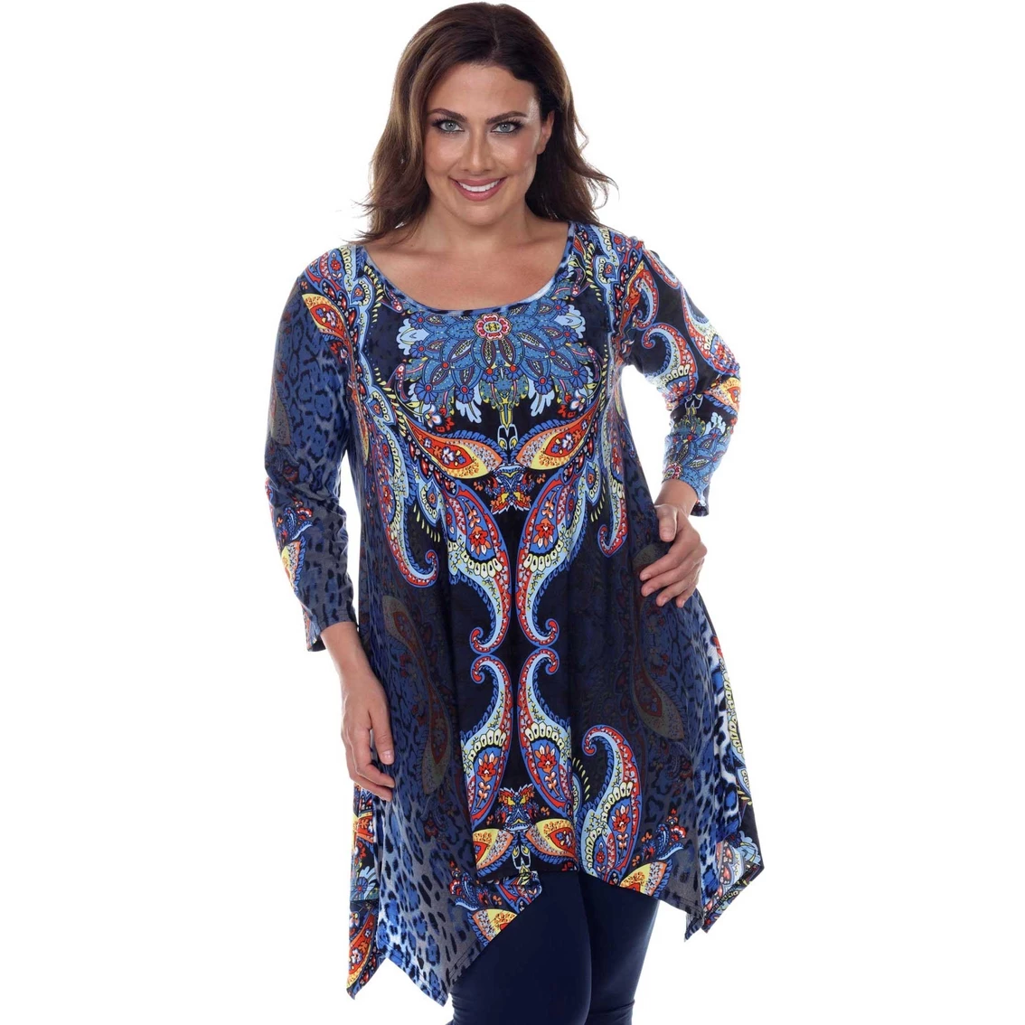 Flash Sale π― White Mark Plus Size Marlene Tunic Top β