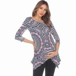 Cheapest 🤩 White Mark Maternity Maji Tunic Top 🎁