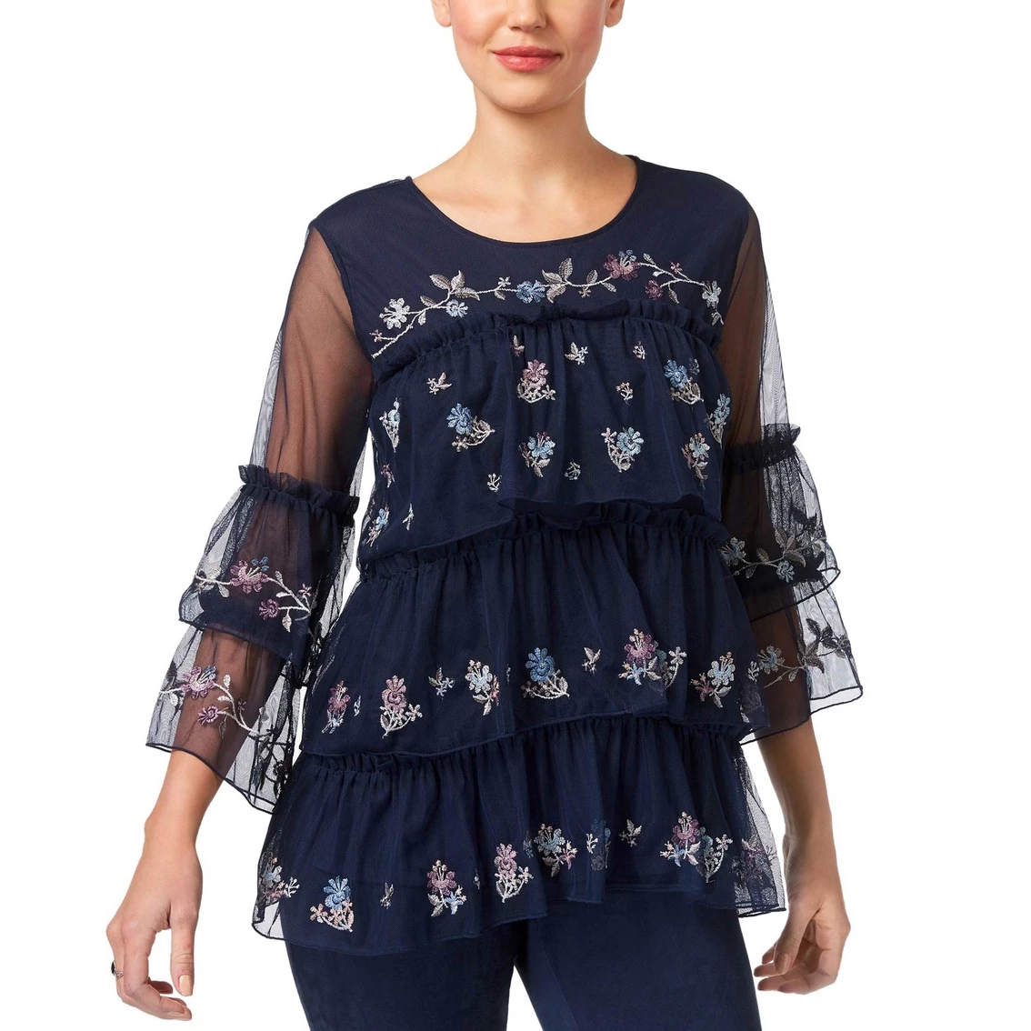 Buy π Style&Co. Style & Co. Petite Tiered Ruffled Top π―