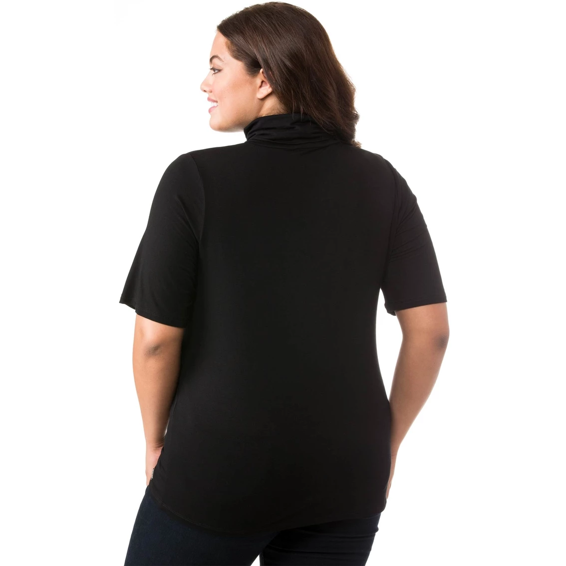 Wholesale π Michael Kors Plus Size Solid Mock Neck Top π - Image 2