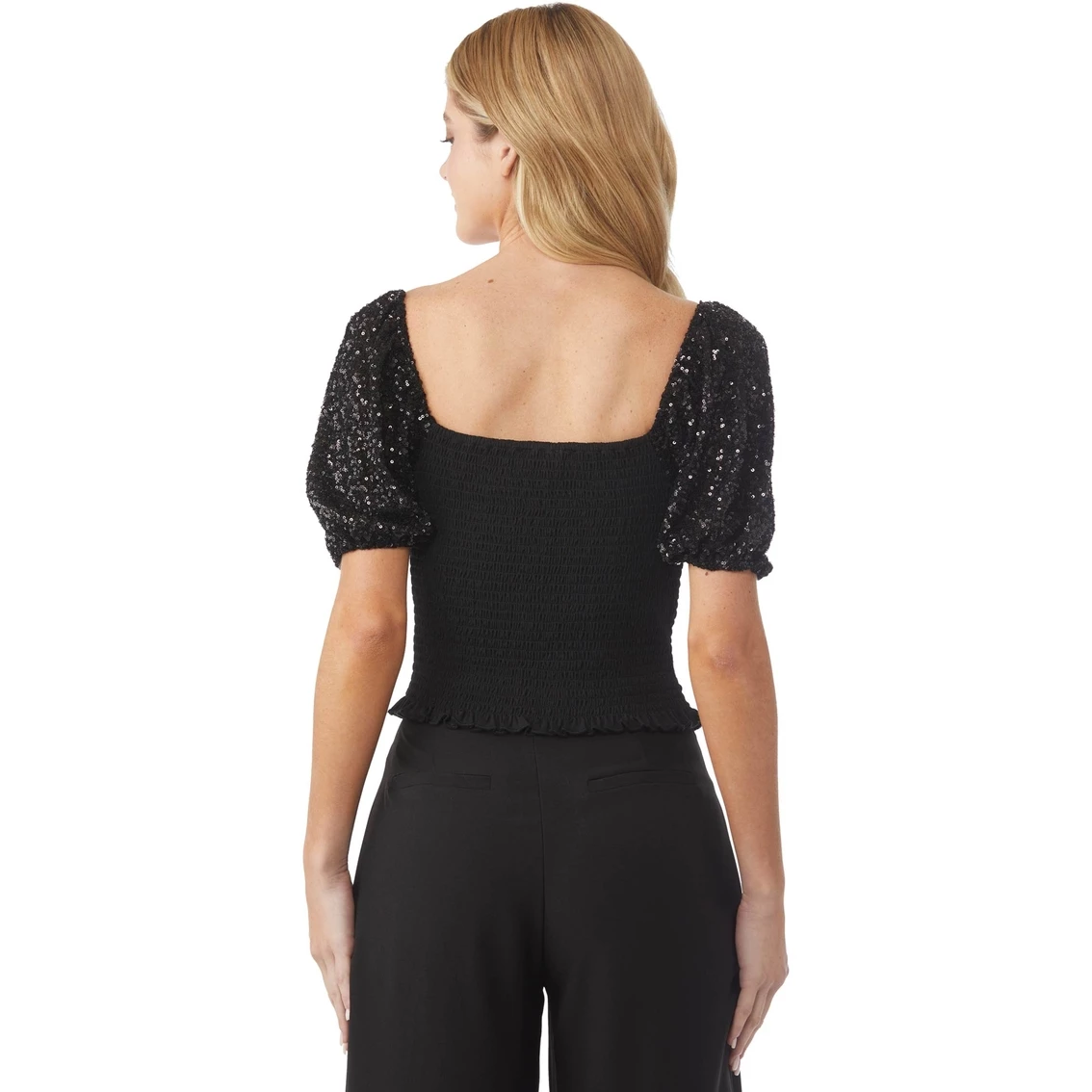 Cheap π― Inspired Hearts Juniors Sequin Smock Top π₯° - Image 2