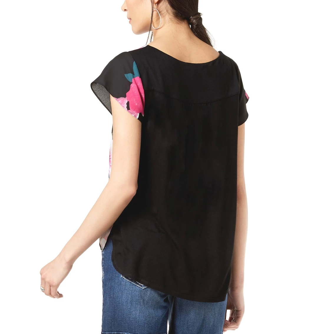 Outlet π― INC International Concepts Petite Floral Print Knit Top π - Image 2