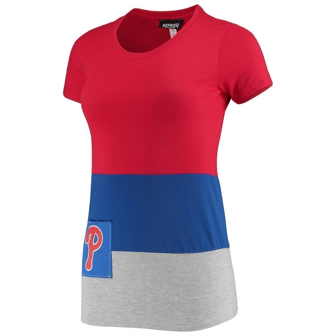 Budget π₯° Women's Refried Apparel Red Philadelphia Phillies Sustainable Fitted T-Shirt π - Image 3