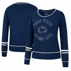 Cheapest β Women's Colosseum Navy Penn State Nittany Lions Heathrow Super Soft Long Sleeve T-Shirt π