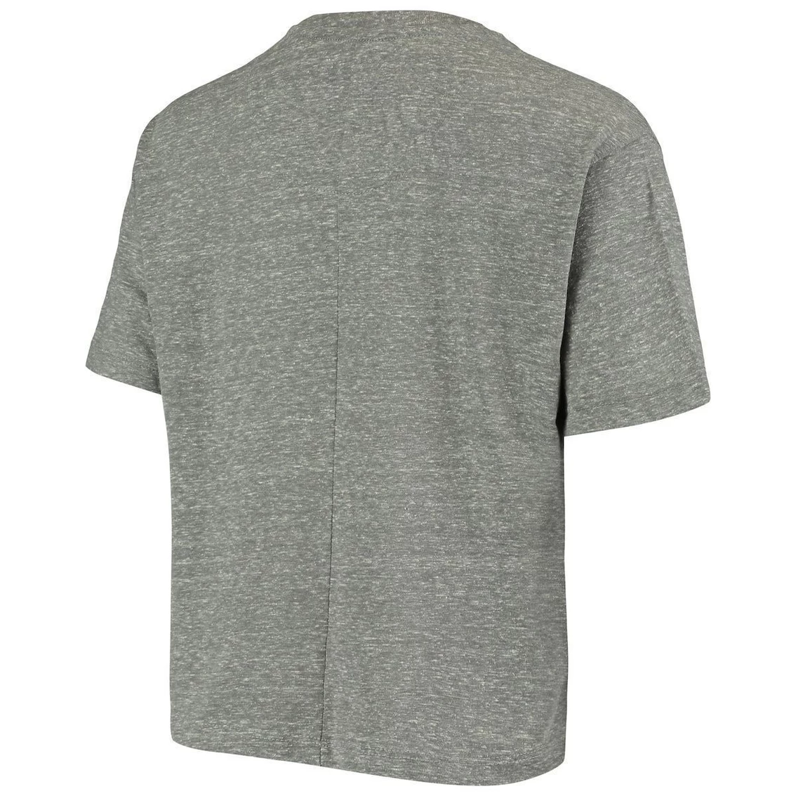 Cheap π Women's Pressbox Heathered Gray Michigan State Spartans Sanibel Knobi Crop T-Shirt β¨ - Image 4