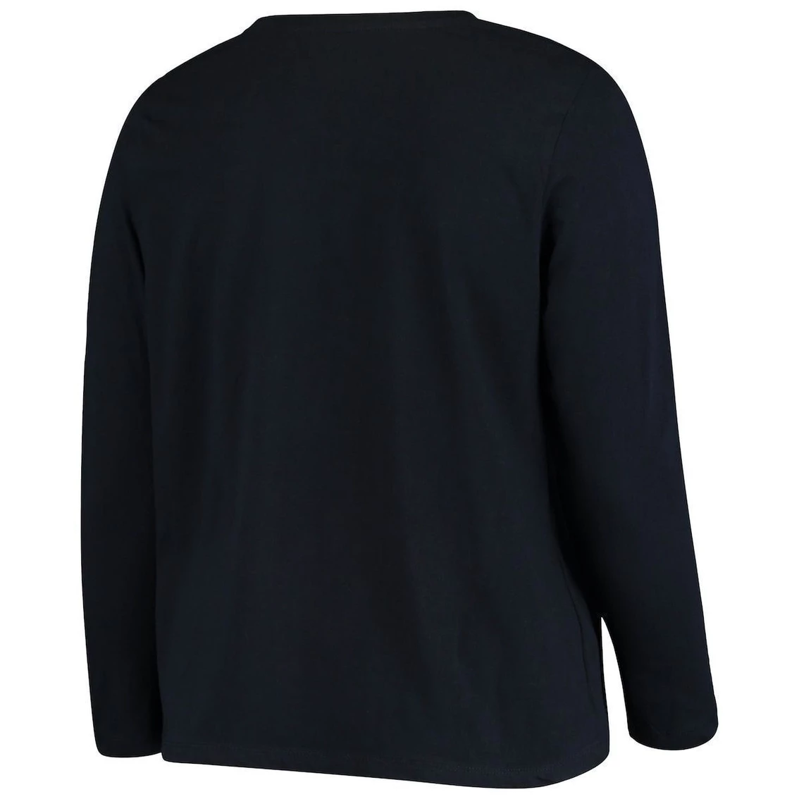 Discount β€οΈ Women's Fanatics Branded Navy Houston Texans Plus Size Primary Logo Long Sleeve T-Shirt π - Image 4